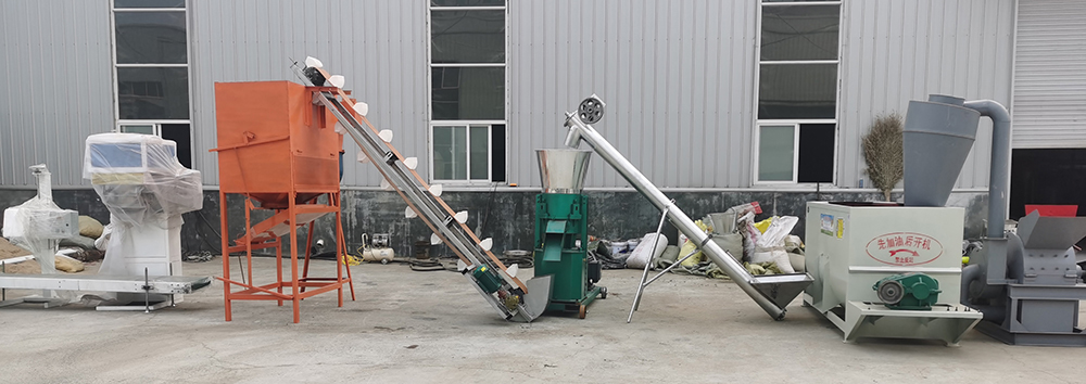 wood pellet production line